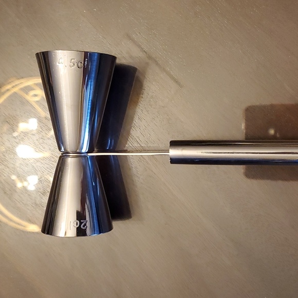 Crate & Barrel stainless steel bar tools set - Picture 4 of 8